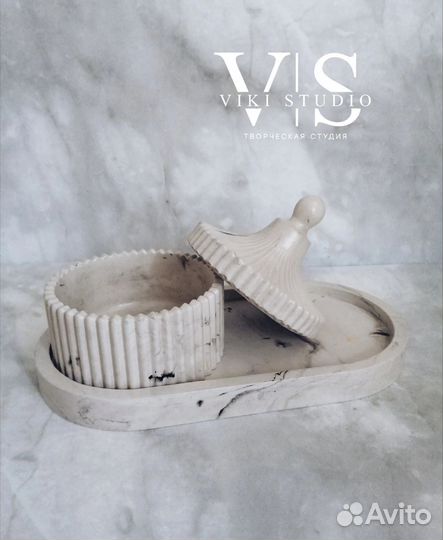 Шкатулка из гипса