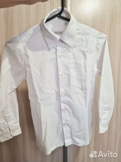 Рубашка детская белая