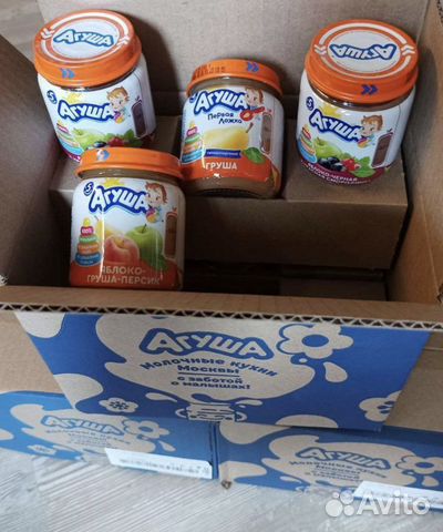 Фруктовое пюре агуша