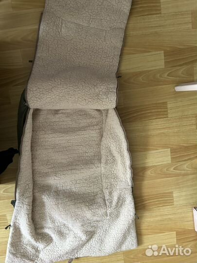 Зимний чехол в коляску овчина