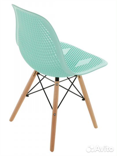 Стул ажурный в стиле eames DSW,мятный, 1 шт NEW