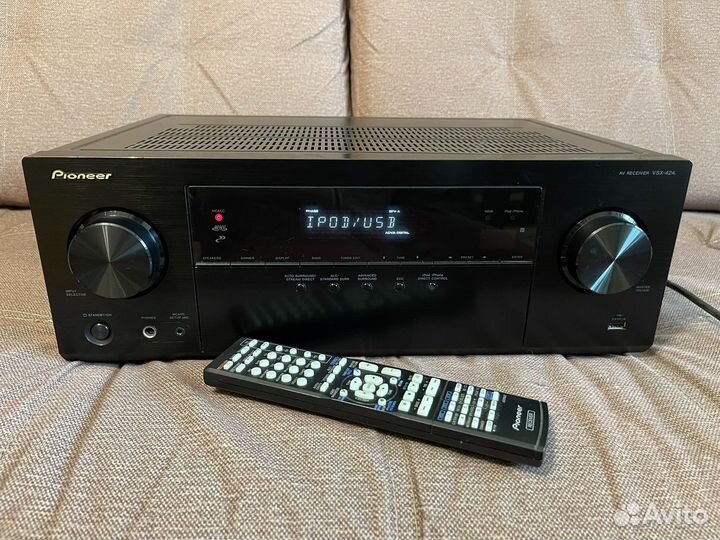 Ресивер pioneer vsx-424(bluetooth,4k,usb)