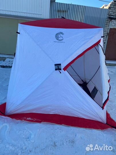 Палатка куб.3слоя снегирь 200х200х200см180х180х180