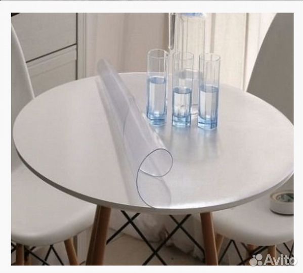 Мягкая скатерть прозрачная