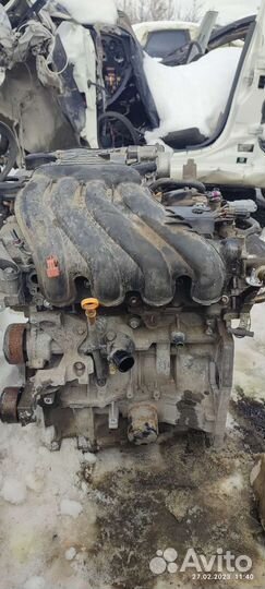 Двигатель 1.6 Рено Флюенс Меган3 разбор