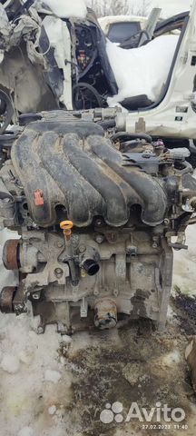 Двигатель 1.6 Рено Флюенс Меган3 разбор