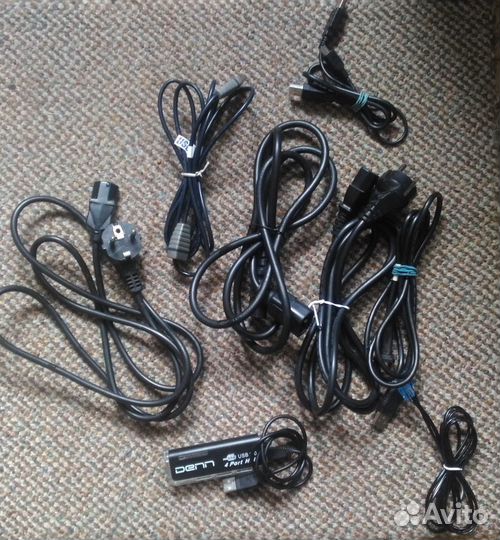 Кабели USB и кабели питания