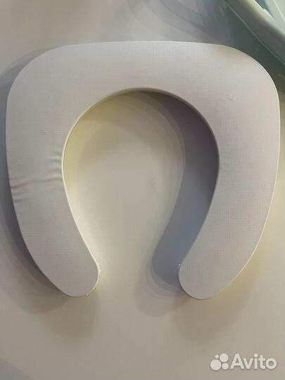 Новая накладка на унитаз детская tega baby голубая