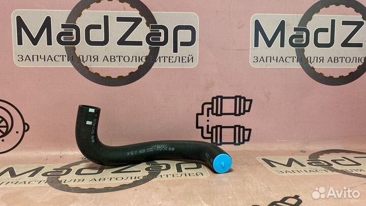 Патрубок радиатора нижний Solaris Rio 2017-2023