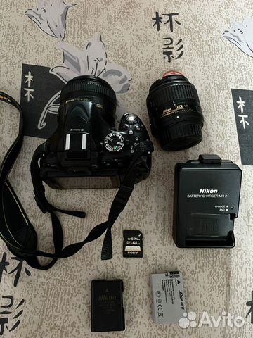 Фотоаппарат Nikon d 5200 и 2 объектива