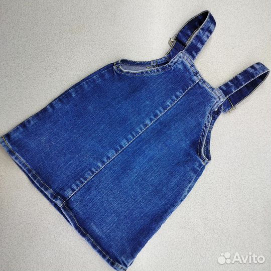 Джинсовый сарафан для девочки