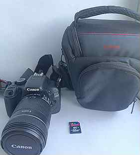 Canon 550d kit 18-135mm is пробег 16060кадров