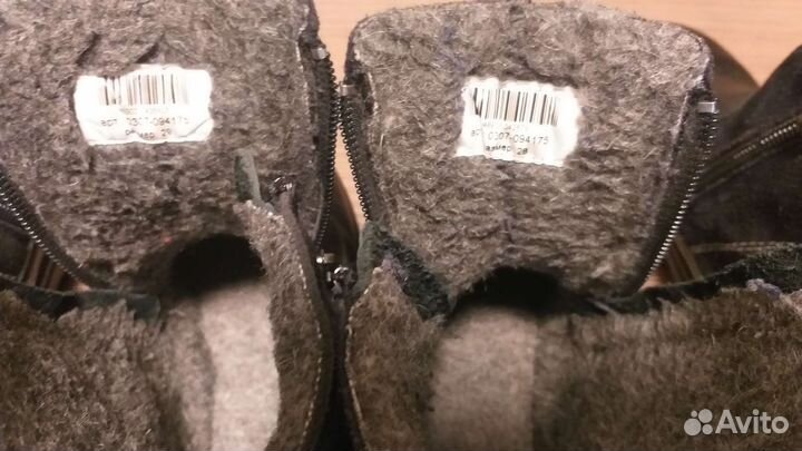 Сапоги 2 пары кожаные 28 и 29 разм