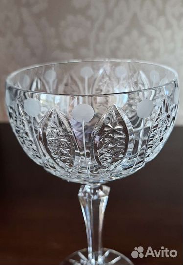 Вазочка на ножке хрусталь, 18см, d 11см