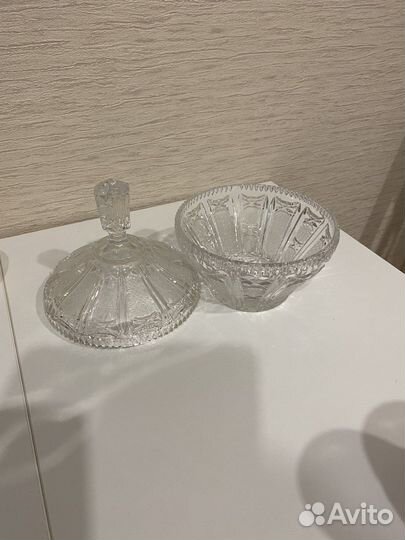 Хрусталь. Конфетница, салатница