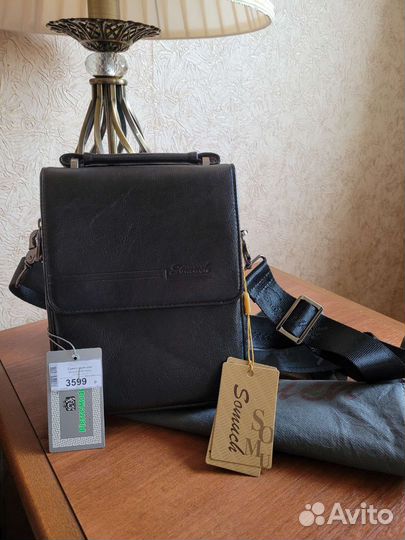 Сумка мужская натуральная кожа новая