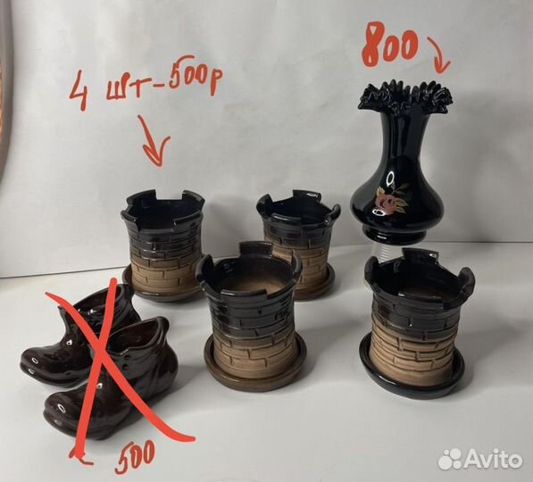 Керамика ваза горшочки тарелки сувениры