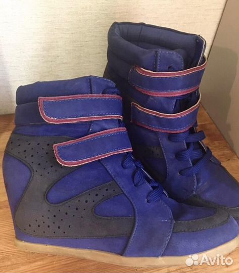 Демисезонные женские кроссовки - высокие 38