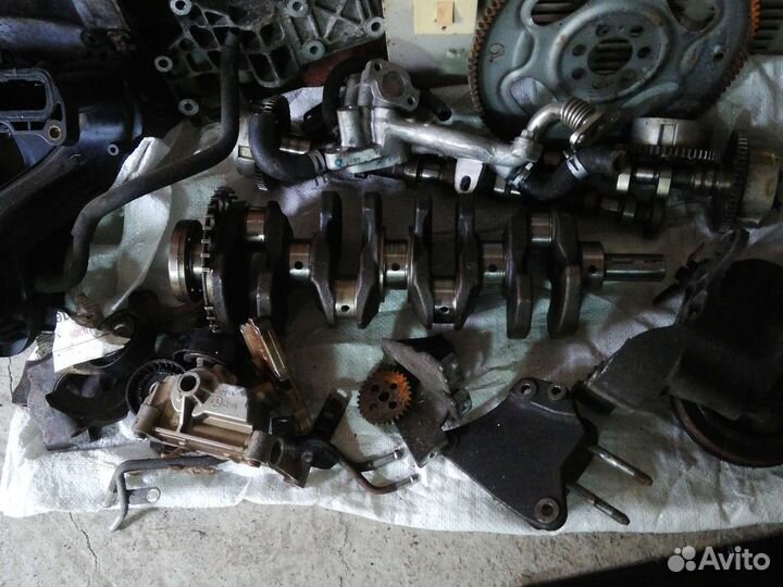 Мотор mitsubishi 4b10 в разборе