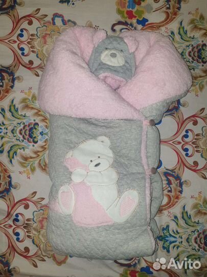 Зимний конверт для новорождённых