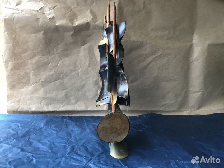 Модель корабля парусник фрегат СССР