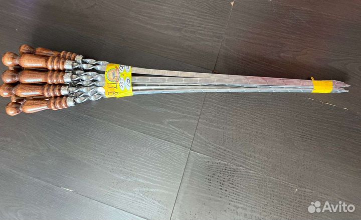 Шампура с деревянной ручкой