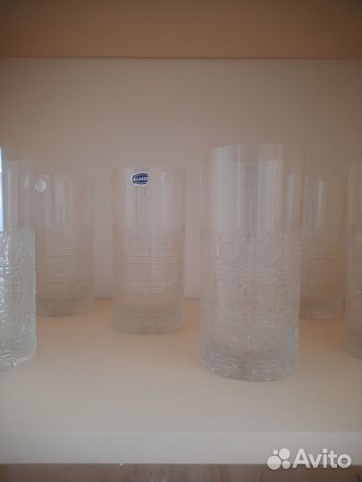 Хрустальные стаканы чехия