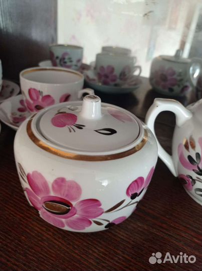 Чайный сервиз Вербилки СССР