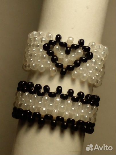 Набор колец из бисера