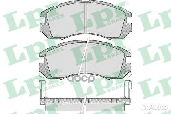 05P546 Колодки тормозные subaru impreza/legacy
