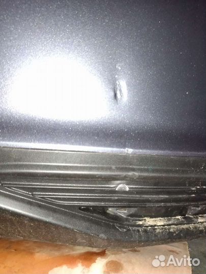 Бампер хендай солярис задний