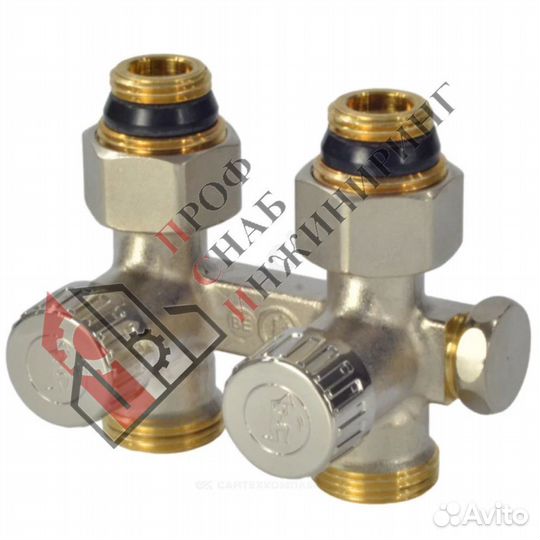 Узел нижнего подключения Ду 15 Ру10 1/2