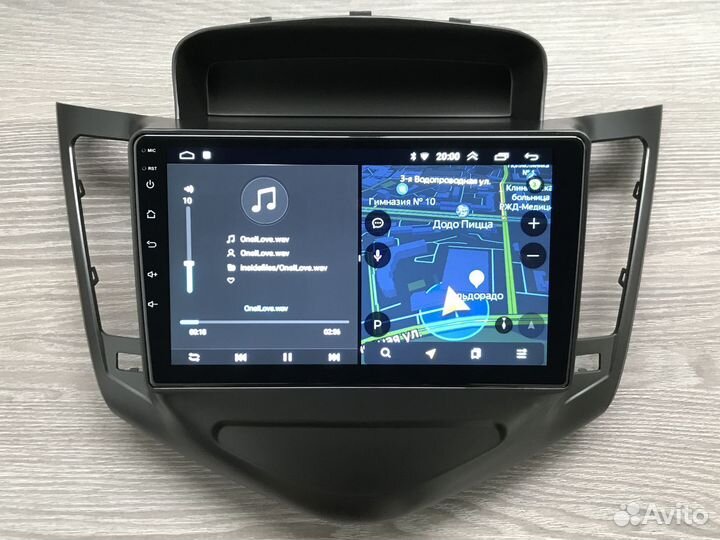 Магнитола на Chevrolet Cruze с камерой