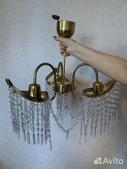 Хрустальная люстра СССР