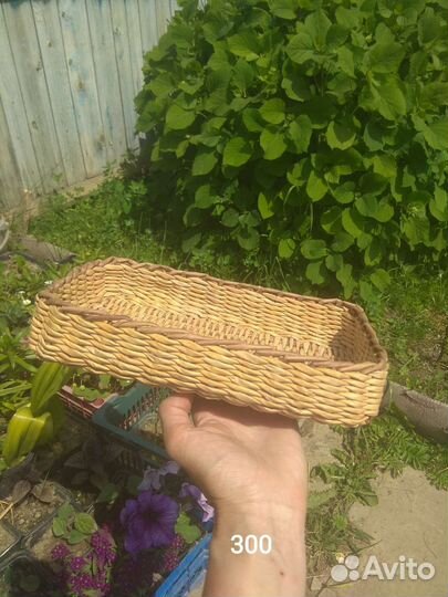 Плетеные корзины, короба, подставки