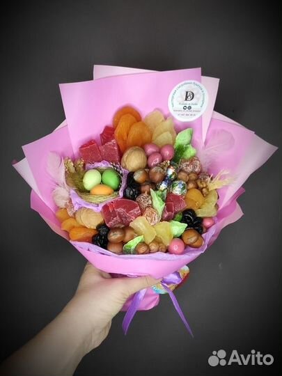 Подарок, съедобный букет