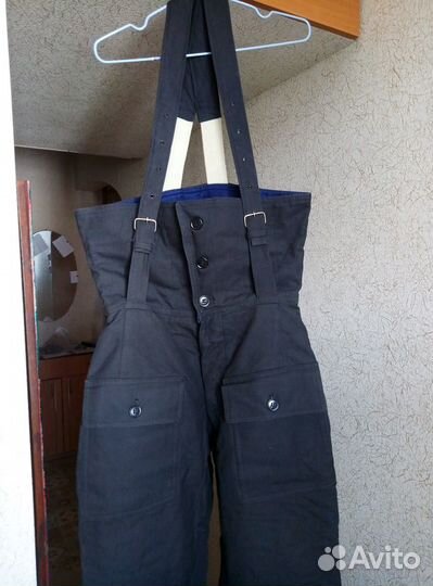 Брюки меховые полукомбинезон овчина р48-50