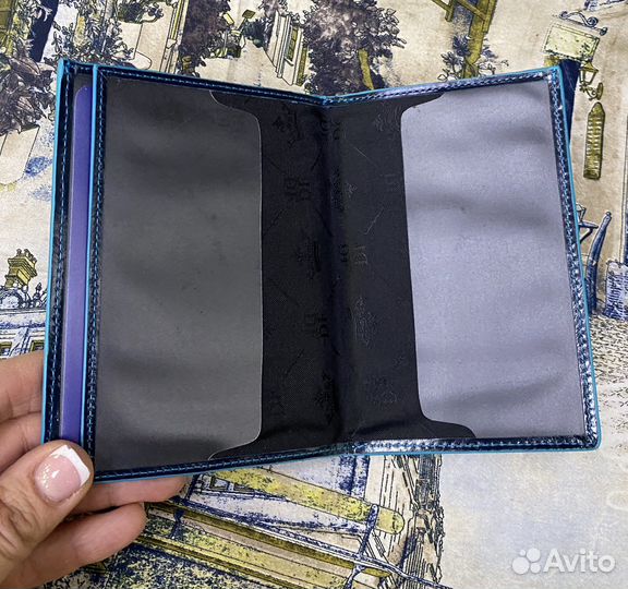 Кожаная обложка для автодокументов
