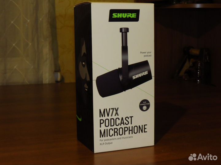 Shure MV7 X Оригинал Новый