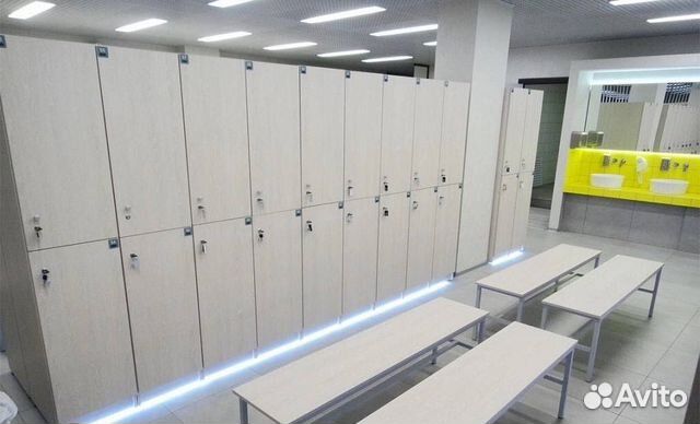 Шкафы для раздевалок фитнес клуба