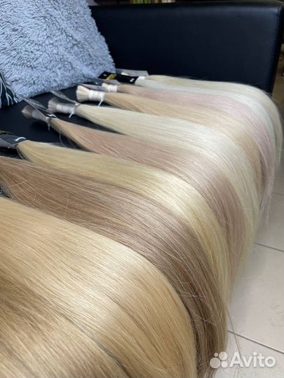 Волосы для наращивания неокрашенные
