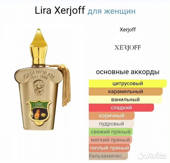 Распив Xerjoff Lira