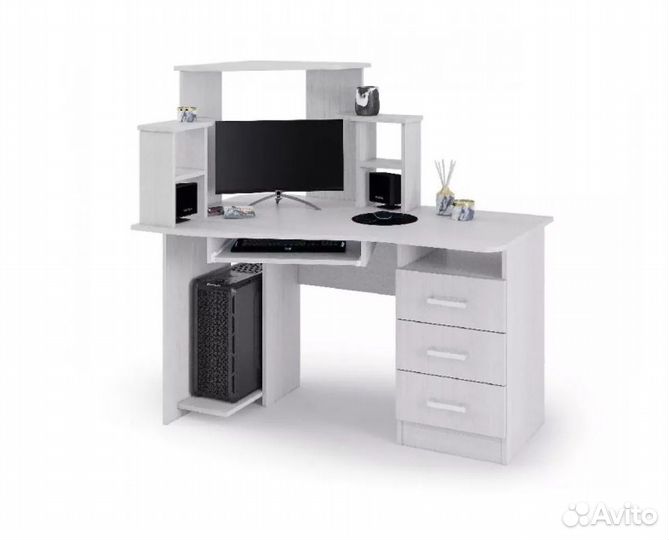 Стол компьютерный № 1 новый дуб анкор