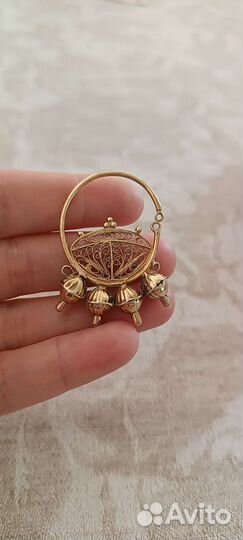 Золотые серьги СССР