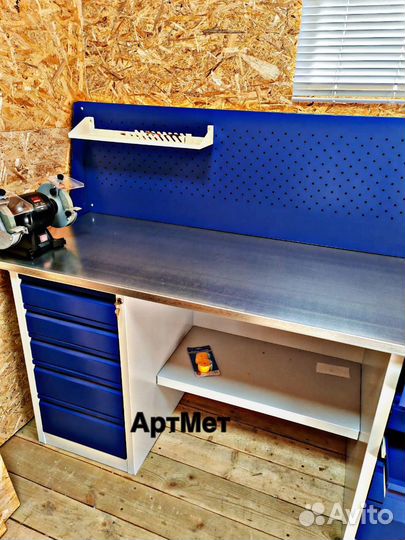 Стол верстак новый металлический вп-4.1/6м