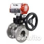 Кран шаровой DN.ru BV3232P(2pc) -FP-F-ISO-H Ду32 Ру40, фланцевый, полнопроходной, двухсоставной, кор