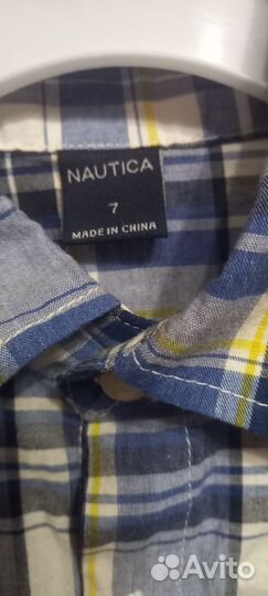 Стильный комплект рубашка и джинсы на 7 лет