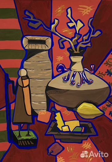 Картина гуашью