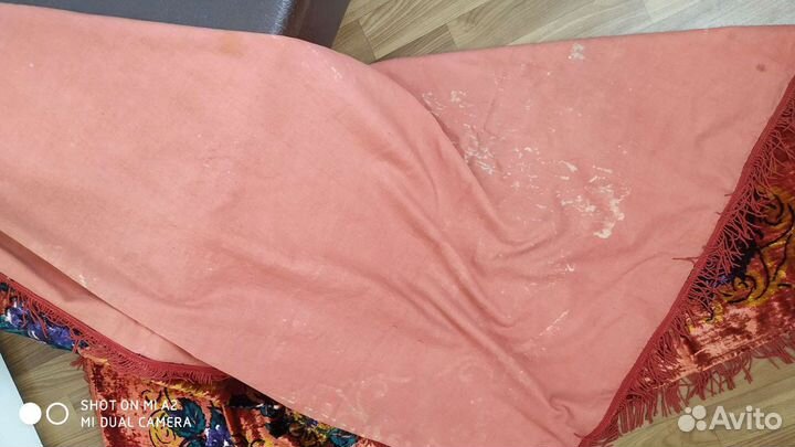 Советские плюшевые скатерти, ковер