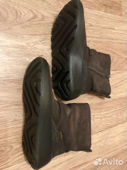 Сапоги зимние ecco 34